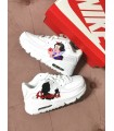 Nike scarpe Biancaneve custom personalizzazione dipinto a mano